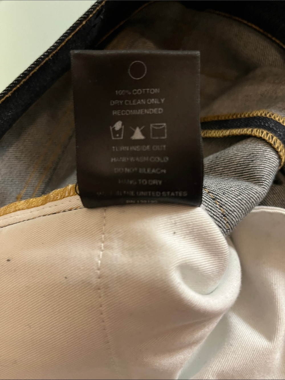 Fear of god Men's Raw Denim ss25 Brand New Crease Jeans nwot rare 30w zip ankle - Picture 15 of 17